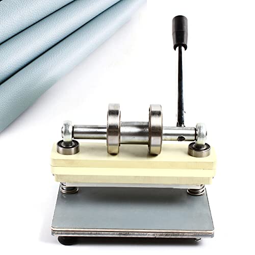 Máquina de repujado manual de cuero, máquina de troquelado manual, máquina de troquelado de cuero, prensa de PVC, troqueladora de cuero, 215 x 100 mm