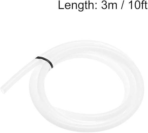 Miniatura 8 de uxcell Tubo de silicona, 332 pulgadas de diámetro interior x 532 pulgadas de diámetro exterior, tubo de goma de silicona de 10 pies, tubo de agua