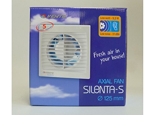 Saneaplast Metalsant. 421426 - Extractor baño 125mm pl bl silenta s s&m