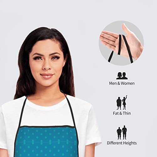 Zgvdvz Happy Mother's Day 2023 Kitchen Aprons Water Resistant With Adjustable Straps Fit Cooking Baking Chef #TOP6