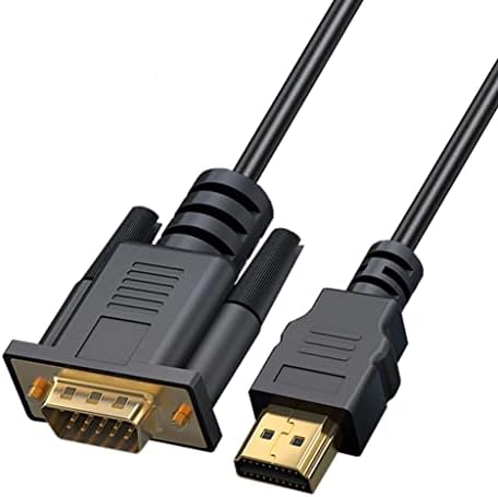 La Brodée HDMI to VGA, Gold-Plated HDMI to VGA Cable (Male to Male) for Computer, Desktop, Laptop, PC, Monitor, Projector, HDTV, Chromebook, Raspberry Pi, Roku, Xbox and More (1M)