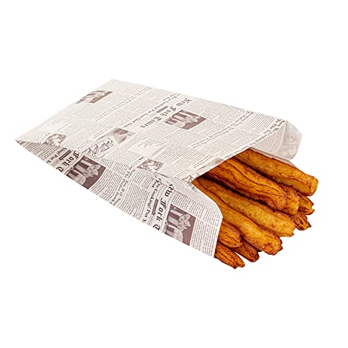 Bag Tek Kraftpapier-Beutel, Frittier-/Snackbeutel, 12,7 x 7,6 x 21,6 cm, 100 Stück Cover
