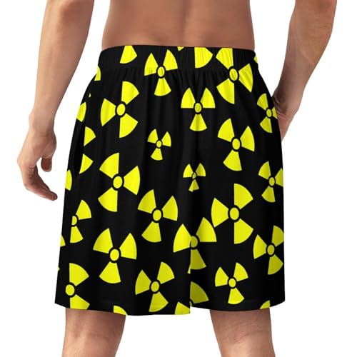 Nuclear Radiation Men's Lounge Shorts Pajama Bottom Sleep Pants Loungewear Swimming Trunks3