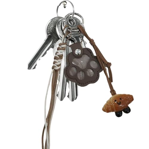 Llavero de coleccionista de pelo, recuerdo en forma de pata de gato, llaveros de cuero con diseño de patas de mascotas, recuerdo conmemorativo de pieles de perro, llavero conmemorativo con forma de