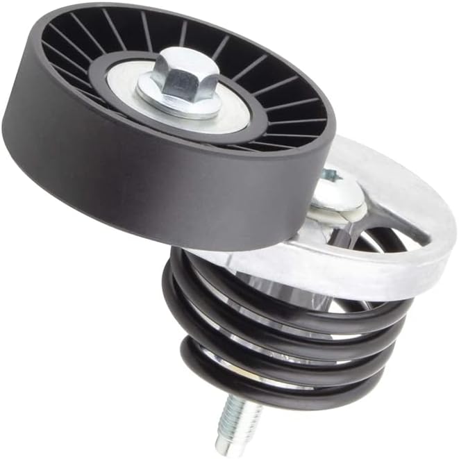 BRTEC 38123 Belt Tensioner with Pulley Compatible for 1992 1993 1994 1995 1996 1997 Ford F150 F250 F350 for 1993-1996 Ford Bronco E-150 E-250 E350 Econoline，replace#89236 419-203