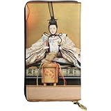 [YINGD] ひな祭り 雛人形 雛祭り ひな人形 7 すべての財布 長財布 本革 薄型二つ折り スマホ入れ可 シンプル 小銭入れ カード 現金 大容量収納 ファスナー ビジネスウォレッ 男女兼用 人気 クリスマス/新年プレゼント