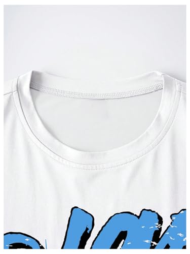 SOLY HUX Men's Summer Tracksuit Y2k Short Sleeve Graphic T Shirts and Shorts Set Streetwear3