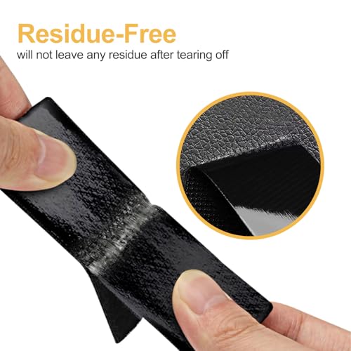 Image of 20Pairs Heavy Duty Hook and Loop Strips with Adhesive, 1x4 Inch Double Sided Mounting Tape for Wall Hanging, Home Office Organization, No Damage Strong Hold - Black (20 Sets, 40Pieces Total)