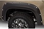 Bushwacker Pocket/Rivet Style Rear Fender Flares | 2-Piece Set, Black, Smooth Finish | 40142-02 | Fits 2015-2020 GMC Canyon w/ 5.1' Bed (Excludes ZR2 Models)