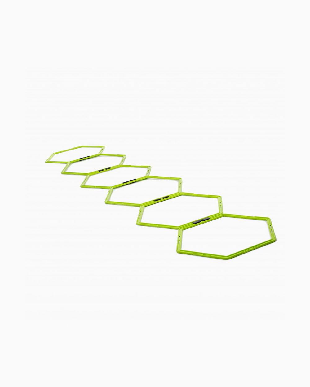 BOOMFIT Escalera de Entrenamiento Hexagonal, Kit 6 Piezas modulares con Bolsa, para Agilidad, Velocidad y coordinación en fútbol, Boxeo y Otros Deportes