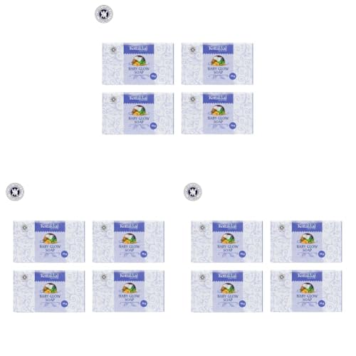 Image of Kottakkal ayurveda Baby Glow Soap - 75 gm, with Natural Ingredients - Pack of 12