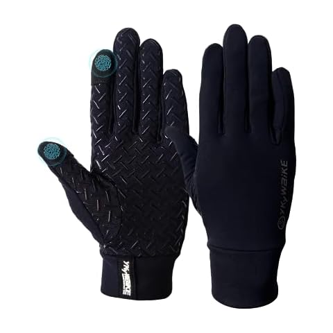 YKYWBIKE Winter Cycling Gloves-Touch Screen Biker Gloves,Waterproof Bike Gloves,Windproof Biking Gloves,Thermal Gloves for Biking Driving Running Hiking for Men Women Cover