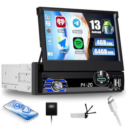 【 Mirror Link 】Supporta i telefoni IOS e Android per la funzione mirror link, collega lo smartphone all'autoradio tramite un cavo USB/WiFi originale, collega e sincronizza facilmente il telefono per visualizzare tutti i contenuti del lettore per auto su un grande schermo, gli utenti possono godere di Google Maps, Spotify, Youtube, BBC Sounds, WhatsApp, TomTom GO ecc.