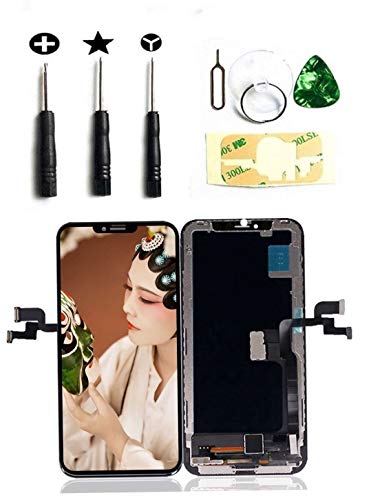 Repair LCD Screen Replacement (Black) for iPhone X 5.8 Inch Full Assembly Display with Free Repair Tool