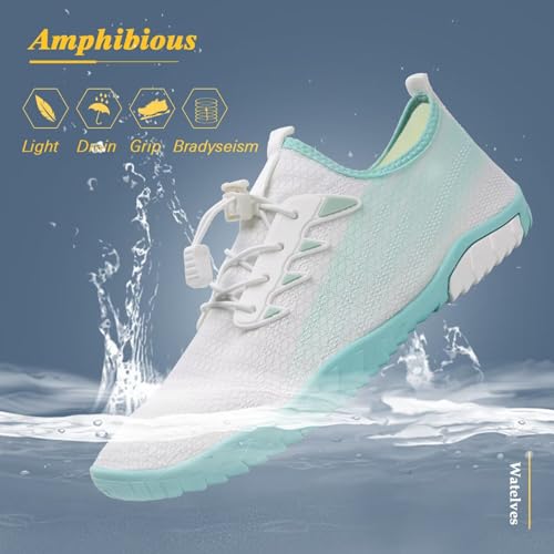 Image of WateLves Water Shoes Mens Womens Beach Swim Shoes Quick-Dry Aqua Socks Pool Shoes for Surf Yoga Water Aerobics
