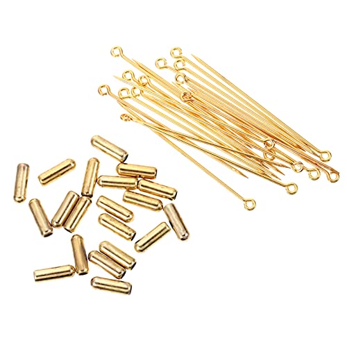 Artibetter 20 Pièces Broche Broches Bâton en Métal Revers Bâton Broche Broches Aiguille Épingles De Sûreté Longue Aiguille Broches Bijoux Accessoires pour Costume Cravate Chapeau Écharpe Cover