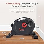 Sunny Health & Fitness Smart Under-Desk Bike Exerciser, Low-Impact Cardio Cycling Equipment for Home/Office, Mini Paddler for Arm/Leg Mobility Training, Free SunnyFit App Connect, Optional Motorized - Image 3