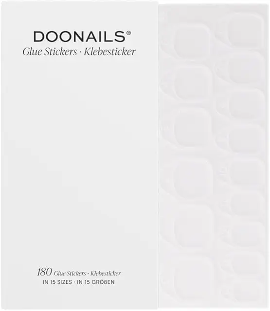 Doonails Klebesticker - 180 Stück Nagelkleber für Press On Nails & Kunstnägel