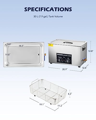 Creworks DUC-M 600W Ultrasonic Cleaner thumb #7