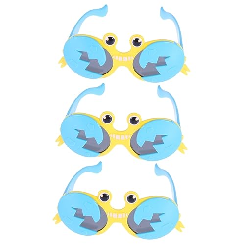NOLITOY 3 Pçs Crianças Festa Adereço Perna Meninos Adorável Desenho Animado Óculos Suprimentos Lago