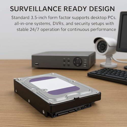 Image of 1 TB SATA HDD for Desktop /Surveillance-8.89 cm(3.5 Inch), 6 Gb /s 7200 RPM High Speed Data Transfer | DVR NVR Security Camera System | Heavy Duty Hard Drive with 256 MB Cache for PC