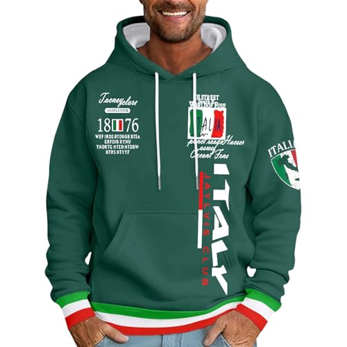 Sweat à capuche homme avec motif lettre idéal pour les sorties et loisirs