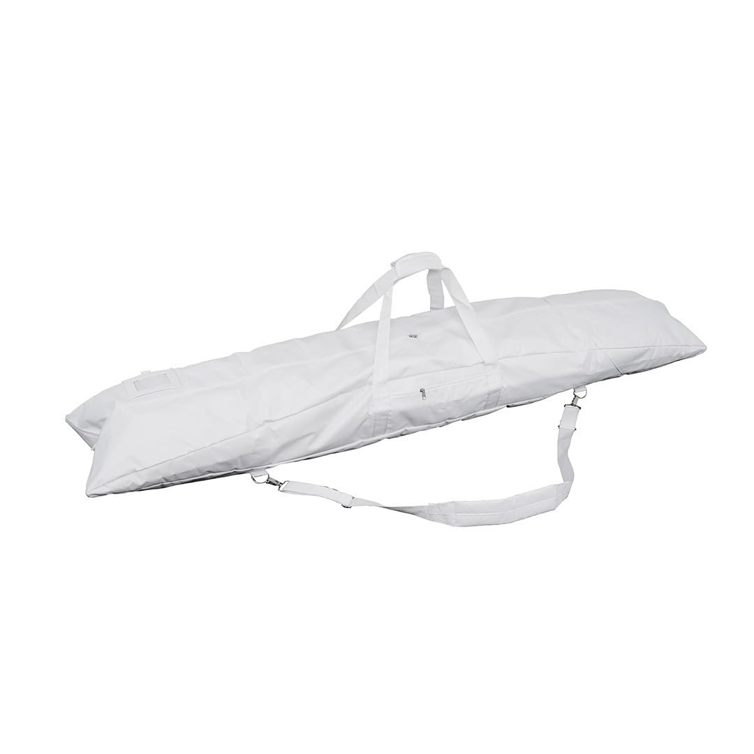 IVOL Torba snowboardowa biała 180 x 40 x 16 cm - wodoodporna biała torba snowboardowa