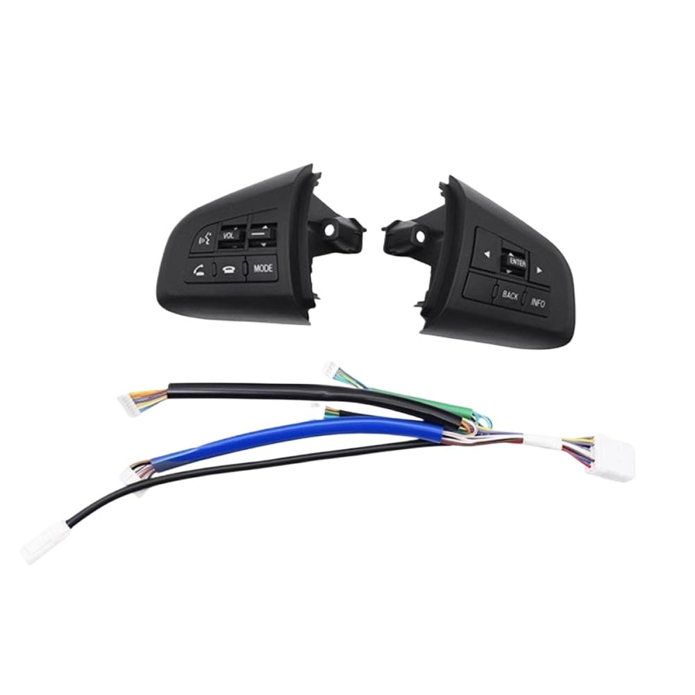 Interrupteur de commande audio bouton de volant avec faisceau câbles 3 5 CX7 - 7
