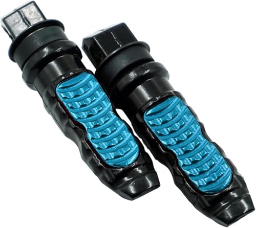 Pédales de moto universelles de 8 mm en lot de 2 pour repose-pieds passager