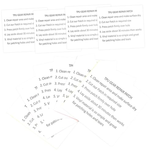 HEMOTON TPU Repair Patch Inflatable Products Sticker Kit Pcs Set for Tent Raincoat Umbrella Furniture