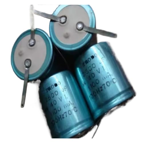 Condensateur électrolytique aluminium 40V 2500uF 35x40mm pour réparation électronique