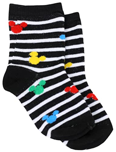 Disney Boy's 5 Pack Mickey Mouse Crew Socks, Red, Medium #TOP2