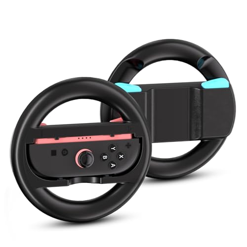 Switch 2 Lenkräder für Nintendo Switch 2: Lenkrad-Controller für Mario Kart 9, Switch 2 Joy-Con Zubehör 2er Pack