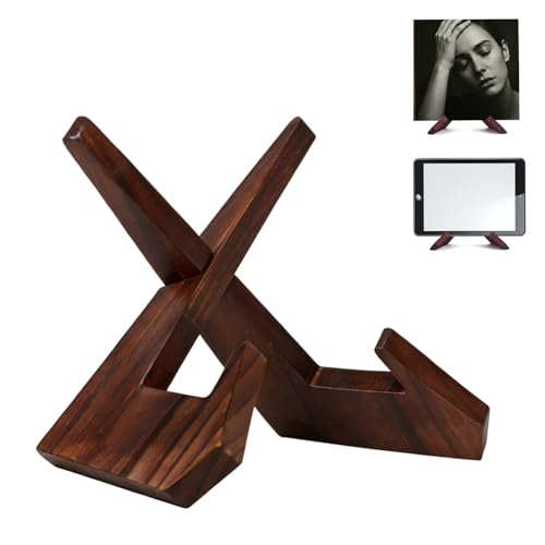 Vinyl Record Stand Now Spinning Vinyl Holder for 12 Inch Albums X-Frame