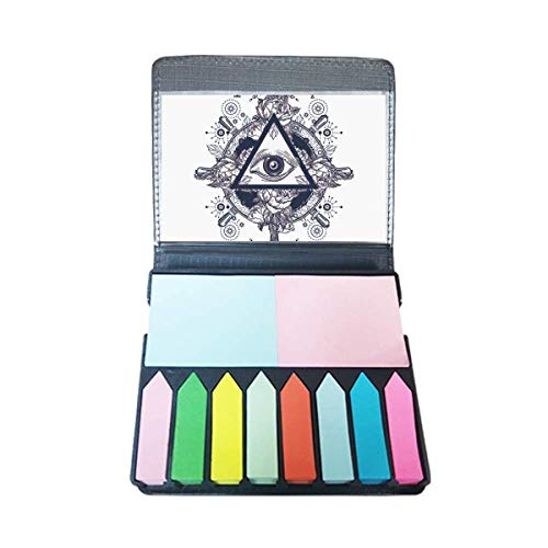 Marque-page autocollant triangle en boîte pour cahier et livre