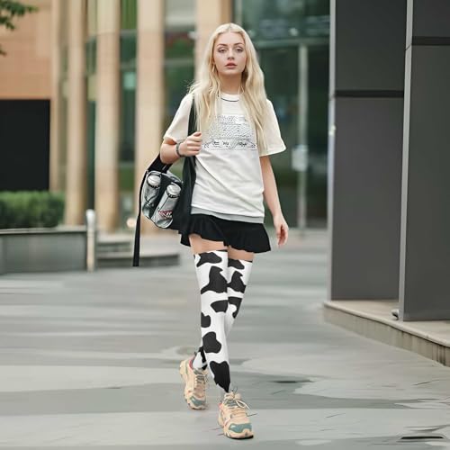 Image of Women's Thigh High Socks Long Over Knee Socks Thick Leg Warm Boot Stockings