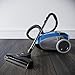 Prolux Tritan Bagged Canister Vacuum Cleaner, HEPA Filtration, Complete Home Care Tool Kit, Pet Hair No More, Adjustable Power Setting, Blue
