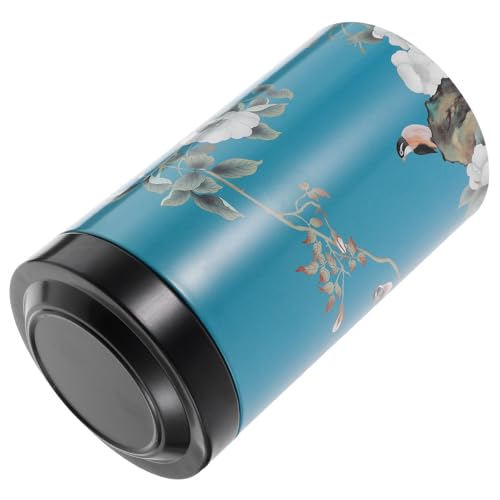 SHINEOFI Barattolo Ermetico in Latta per Tè Sfuso Coperchio Contenitore Multiuso per Alimenti Secchi per Cucina e Conservazione Domestica Barattolo Metallo Robusto e Facile da Pulire