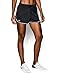 Under Armour Women's Tech Shorts, Black/Black, X-Small