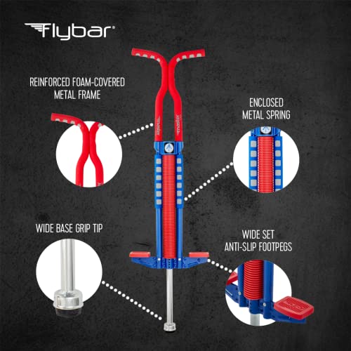 Flybar Foam Master Pogo Stick For Kids Boys & Girls Ages 9 & Up, 80 To 160 Lbs - Fun Quality Pogostick By The Original Pogo Stick Company #TOP4