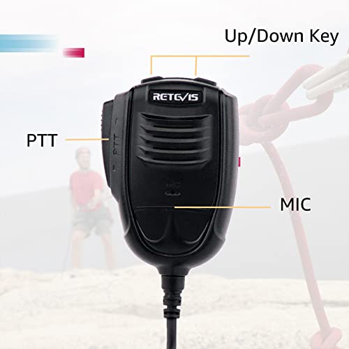 Retevis RT98 Ricetrasmettitore Mobile 199 Canali CTCSS/DCS DTMF VHF Mini Mobile Radio Bidirezionale con Microfono (Nero) - Image 8