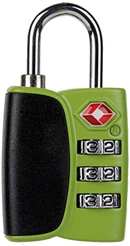 LNDDP Candados combinación, candados para Equipaje TSA, candado Seguridad 3 dígitos la versión más Nueva, candado con código para Maletas Viaje, Estuche para Equipaje, etc.