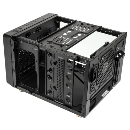 Boîtier PC compact Kolink Satellite Mini-ITX pour bureau minimaliste et design - 4