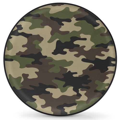 Camouflage Army Camo Spare Tire Cover 17 Inch