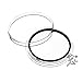 (5) Air-tite X44mm Black Ring Ring Coin Holder Capsules for 1.75" Military Challenge Coin and 1oz Silver Lunar Series 2