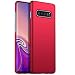 Produktbild HUUH Hülle Kompatibel mit Samsung Galaxy S10 Plus,Stilvoll,stimmungsvoll,ultradünn,rutschfest,Anti-Fingerabdruck,ultraleichtes Handygehäuse (rot)