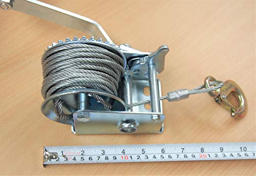Hoteche 600 Lb H.D. Hand Winch Gear Steel Cable Atv Towing Trailer Boat thumb #4