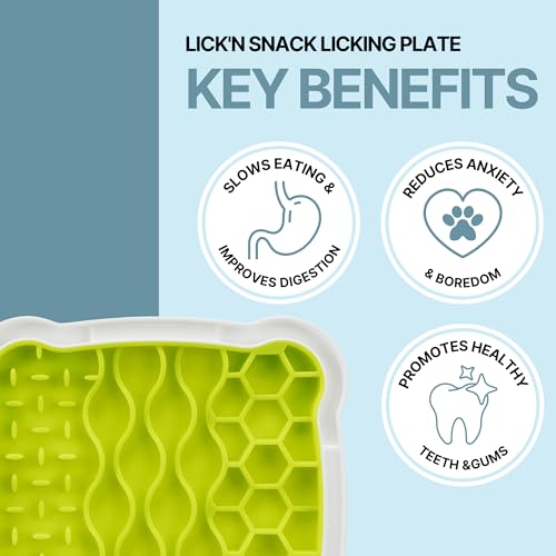 TRIXIE 34952 Lick'n'Snack Platte, TPR/PP, 1 Stück (1er Pack)