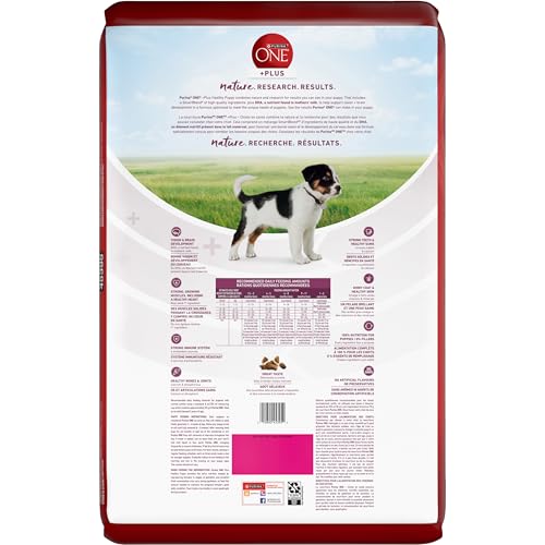 Purina ONE Dry Puppy Food, +Plus Healthy Puppy Formula Lamb - 12 kg Bag (1 Pack) image 6