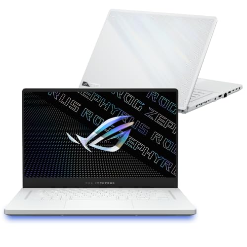Image of ASUS ROG Zephyrus G15 Gaming Laptop, 15.6 inch QHD (2560x1440) IPS Display, NVIDIA GeForce RTX 3080 GPU, AMD Ryzen 9 5900HS CPU, Intelligent Cooling, 32GB RAM, 1TB SSD, Wi-Fi 6E, USB-C, Windows 11 Pro